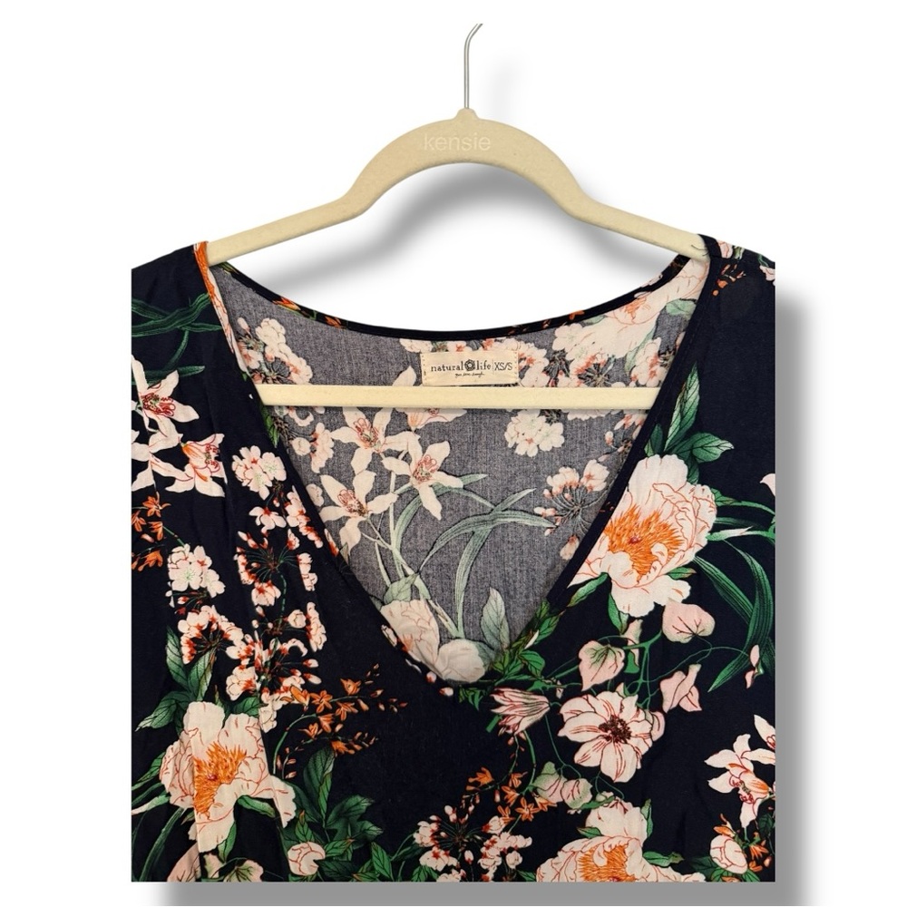 Natural Life Floral Patterned Dress - Picture 3 of 6